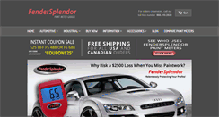 Desktop Screenshot of fendersplendorpaintmeter.com
